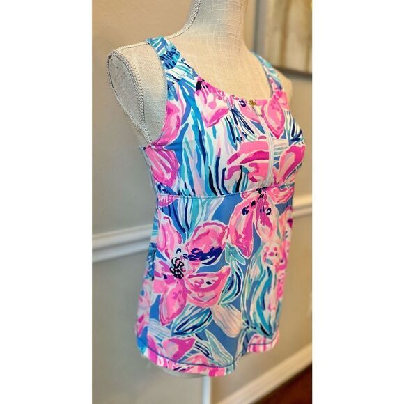 Lilly Pulitzer Luxletic Racerback Tank Size XS - Picture 3 of 8